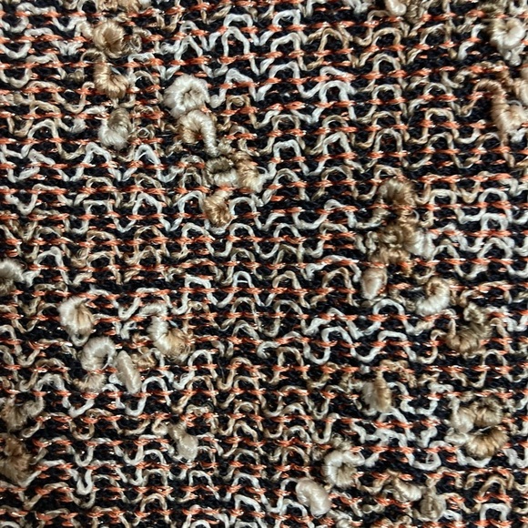 St John Collection Santana Knit Copper Multi Fantasy Tweed Jacket - Picture 13 of 16